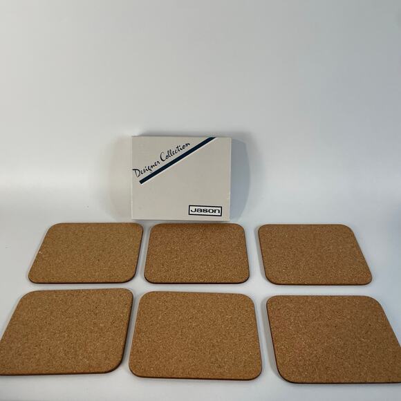 New Set of 6 Jason Coasters in Box New Zealand Flowers Iristime Design Vintage - Picture 6 of 7
